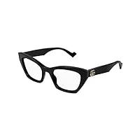 gucci lunettes de vue gg1334o black 52/20/145 femme
