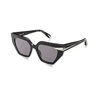 just cavalli gafas de sol roberto cavalli lunettes de soleil, noir brillant, 54/18/140 mixte