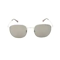 montblanc sport mb0265s-002 54 sunglass man metal lunettes de soleil, argenté (plateado), taille unique