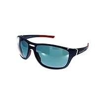 vuarnet - lunettes de soleil polarisé racing large vl1928 bleu mat rouge grey polar mineral
