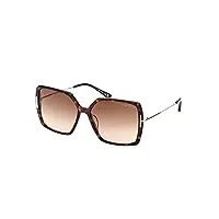 tom ford lunettes de soleil joanna ft 1039 dark havana/brown shaded 59/15/140 femme
