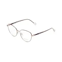 yalea gafas de vista lunettes de soleil, shiny red gold w/bordeaux parts, 54/17/135 femme