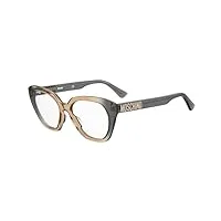 moschino lunettes de vue mos628 grey ochre shaded 51/17/140 femme