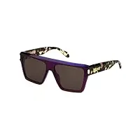 just cavalli sunglasses sjc032 brown 57/15/145 unisexe adulte lunettes de soleil, marron + violet, mixte