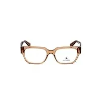 lanvin lnv2601 207 52 lunettes de vue pour femme, marron clair transparent, 52 eu