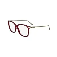 salvatore ferragamo sf2992 lunettes de soleil, 612 bordeaux transparent, 53 cm mixte