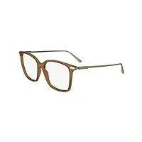 salvatore ferragamo sf2992 lunettes de soleil, caramel transparent 261, 53 cm mixte