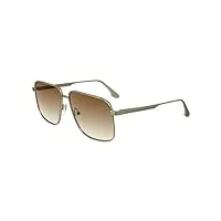 victoria beckham vb243s sunglasses, colour: 723 gold/honey gradient, 57 unisex