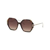 chopard sch370m lunettes de soleil, dark havana, 57 femme