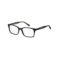 tommy hilfiger th 2109 lunettes de soleil, motif noir, marron, 52 femme
