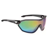 alpina s way vlm+ photochromic mirror sunglasses noir,gris varioflex green mirror fogstop hydrophobic/cat1-4
