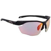 alpina twist five hr qvm+ mirrored photochromic sunglasses noir quattro/varioflex rainbow mirror/cat1-3 fogstop hydrophobic