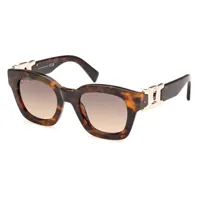 tods to0364 sunglasses marron  homme