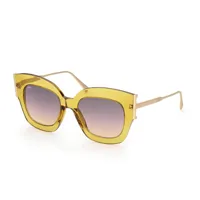 tods to0310 sunglasses jaune  homme