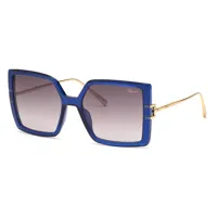 chopard sch334m sunglasses bleu smoke gradient smoke / cat2 homme