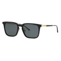 chopard sch339 polarized sunglasses noir smoke / cat3 homme