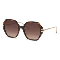 chopard sch370m sunglasses doré brown gradient / cat3 homme