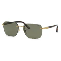 chopard schg62 polarized sunglasses  green / cat3 homme