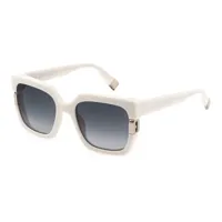 furla sfu624 sunglasses blanc smoke gradient / cat2 homme