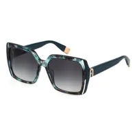 furla sfu707 sunglasses  blue gradient / cat3 homme