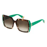 furla sfu707 sunglasses vert brown gradient / cat2 homme