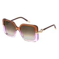 furla sfu712 sunglasses  brown gradient brown / cat2 homme