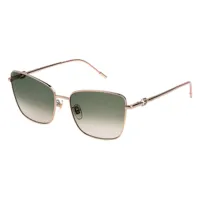 furla sfu714 sunglasses doré green gradient pink+ silver mirror / cat2 homme