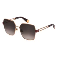 furla sfu716 sunglasses marron brown gradient pink / cat3 homme