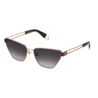 furla sfu717 sunglasses doré brown gradient pink / cat3 homme