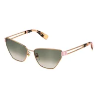 furla sfu717 sunglasses  green gradient pink+ silver mirror / cat2 homme