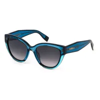 furla sfu779v sunglasses bleu smoke gradient / cat3 homme