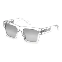 just cavalli sjc038 sunglasses blanc pink/deg.mirror silver / cat1 homme