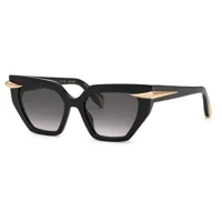 roberto cavalli src001m sunglasses noir smoke gradient / cat3 homme