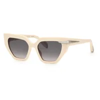 roberto cavalli src001s sunglasses beige smoke gradient / cat3 homme