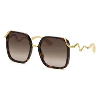 roberto cavalli src003m sunglasses marron brown gradient brown / cat3 homme
