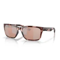 costa palmas polarized sunglasses doré copper silver mirror 580p/cat2 homme
