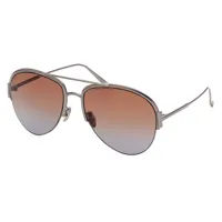tods to0312 sunglasses gris  homme