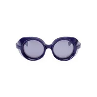 factory 900 lunettes de soleil rondes - violet