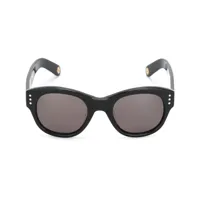 kenzo lunettes de soleil à monture ovale - noir