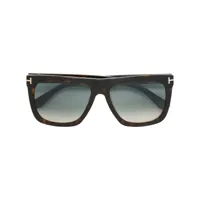 tom ford eyewear lunettes de soleil morgan - marron