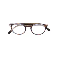 tom ford eyewear lunettes de vue à monture ronde - marron