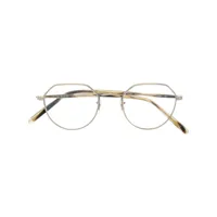 oliver peoples lunettes de vue à monture ronde - métallisé