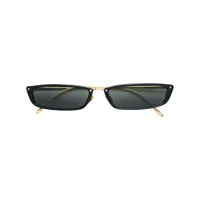 linda farrow narrow shaped sunglasses - noir
