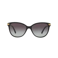 burberry eyewear lunettes de soleil à monture papillon - noir
