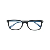 brioni lunettes de vue à monture rectangulaire - noir