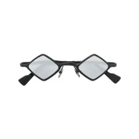kuboraum lunettes de soleil à monture losange - noir
