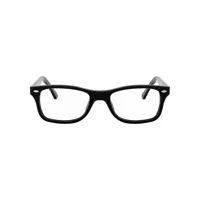 ray-ban lunettes de vue à monture carrée - noir