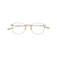 999.9 four nines lunettes de vue à monture carrée - or