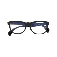paradis collection lunettes de vue à monture rectangulaire - noir
