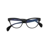 paradis collection lunettes de vue à monture papillon - noir
